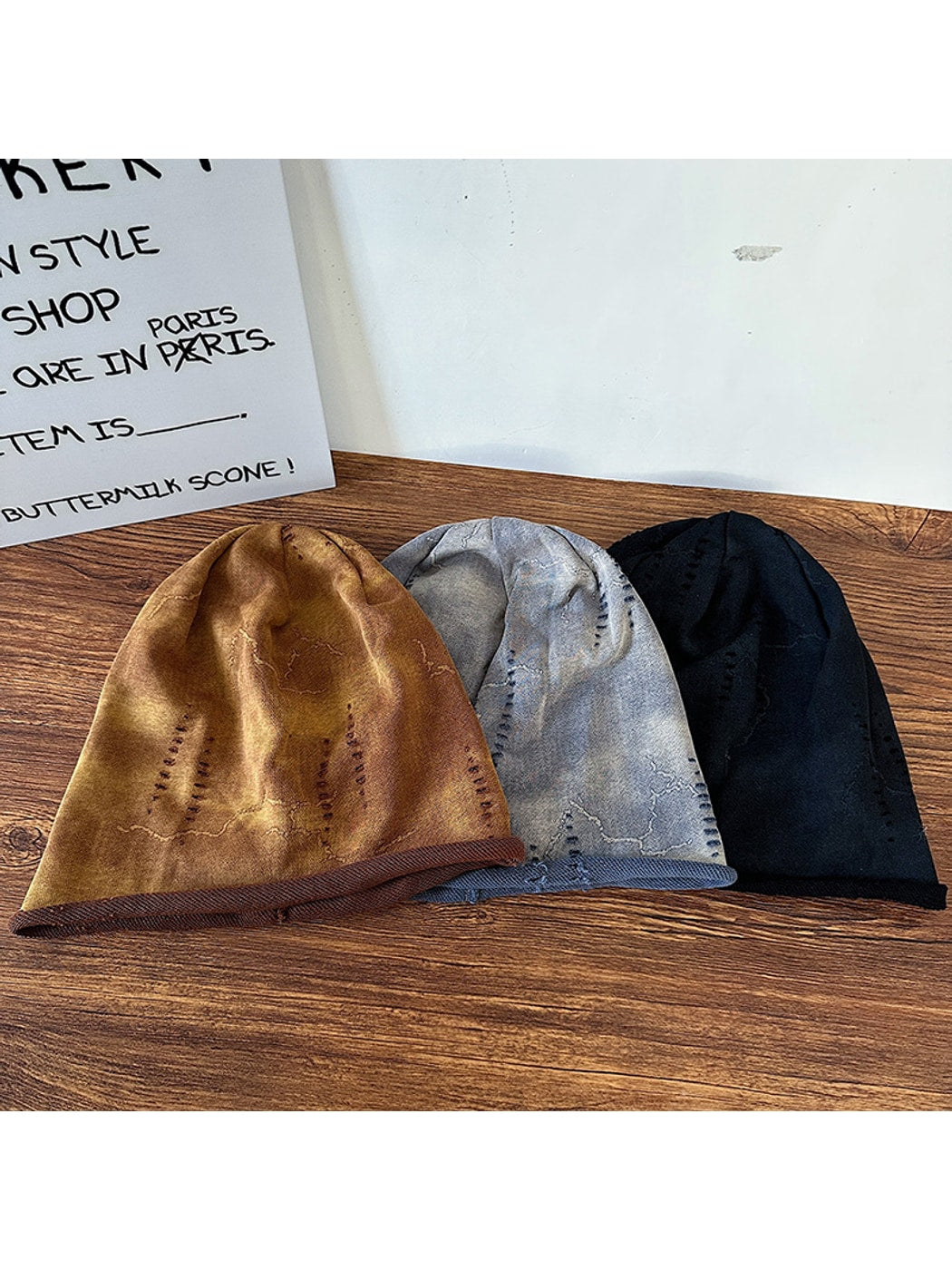 Haila - Casual Round Crown Brimless Hat