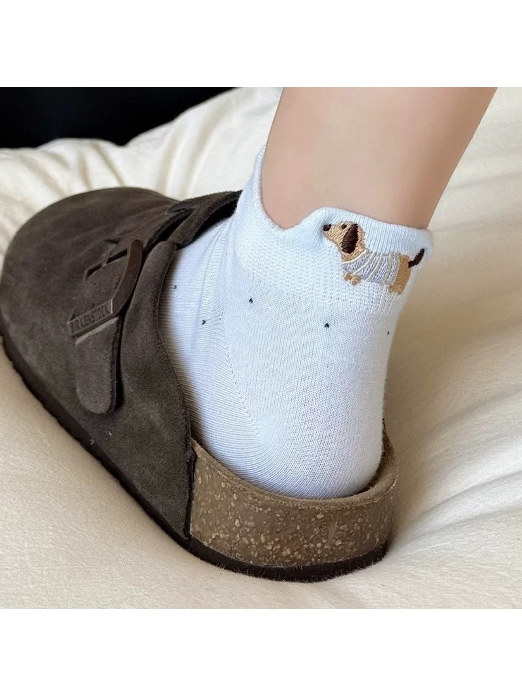Rufia - Cute Dog Motif Women's Cartoon Ankle Socks