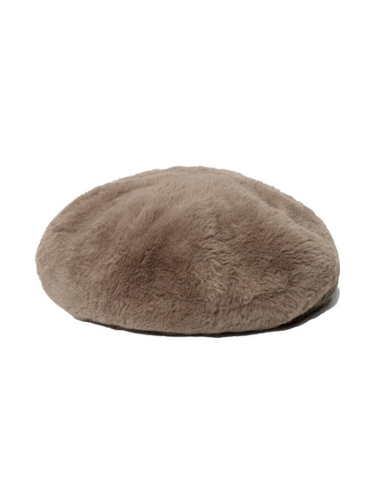 Haila Fuzzy Plush Beret