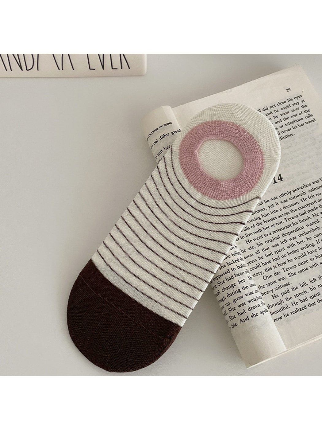 Rufia - Fine Stripes Colorblock Low Ankle Socks