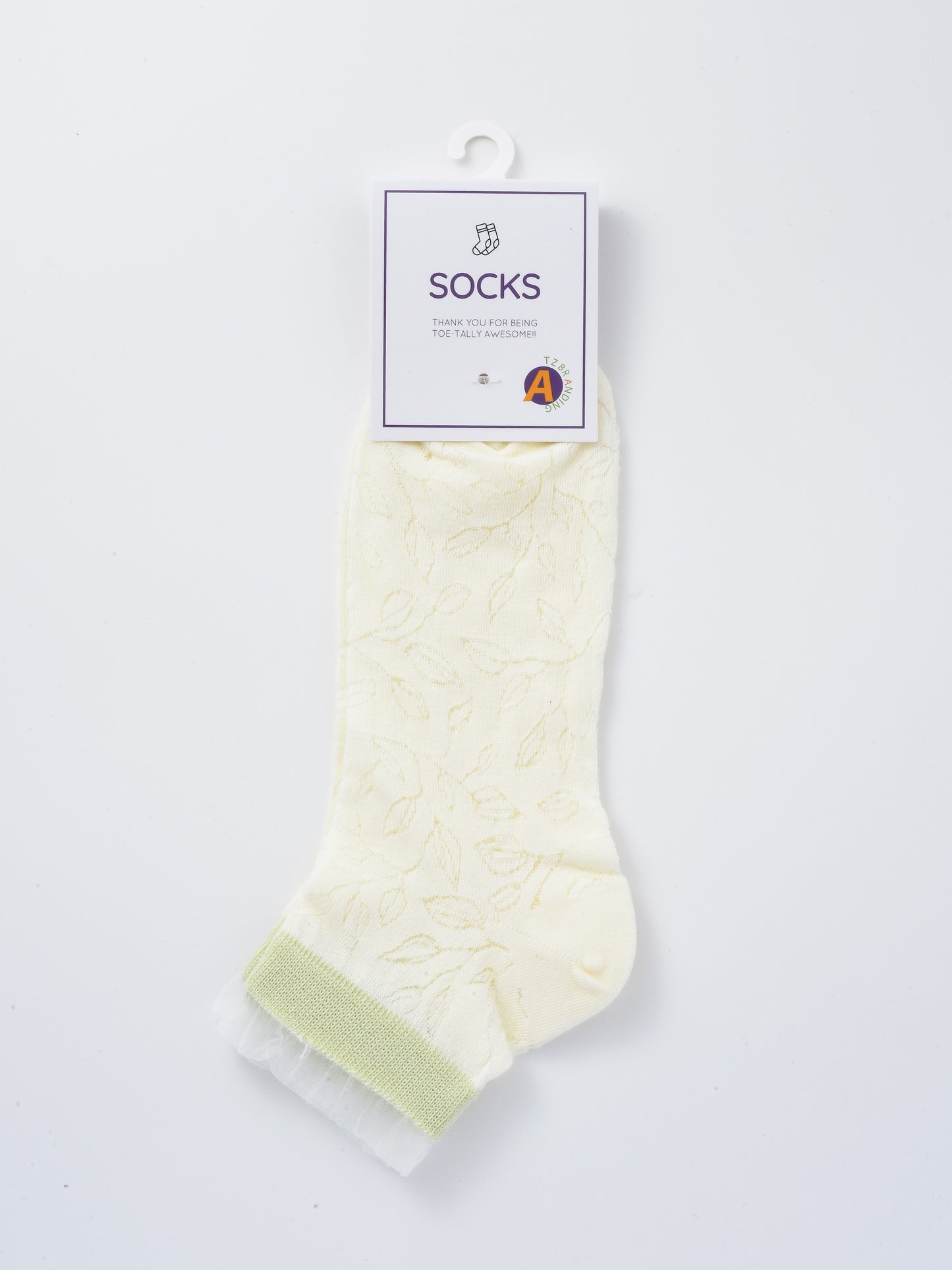 Rufia - Pastel Green & Pink Summer Ankle Socks