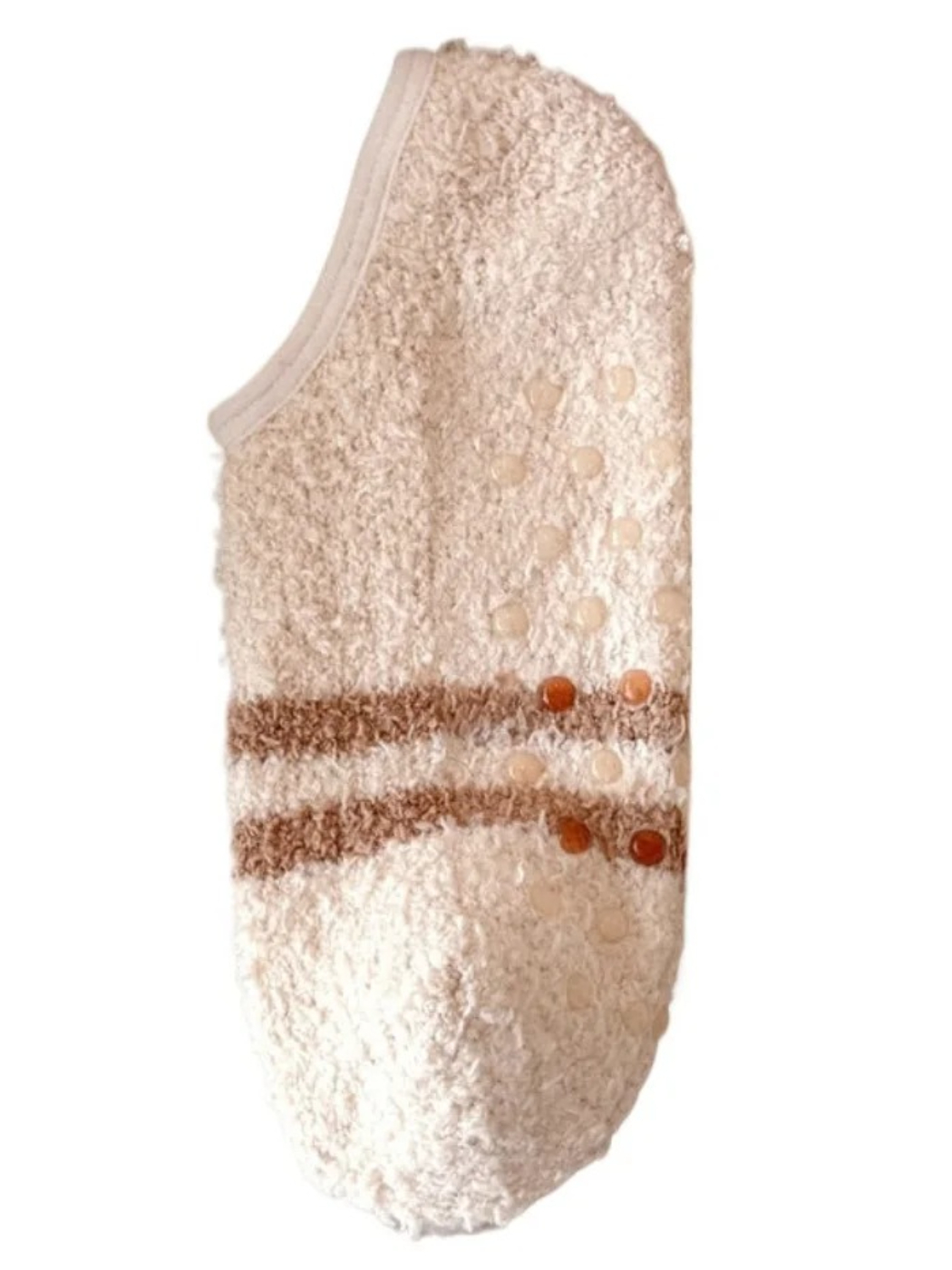 Rufia - Fuzzy Striped Low Cut Socks