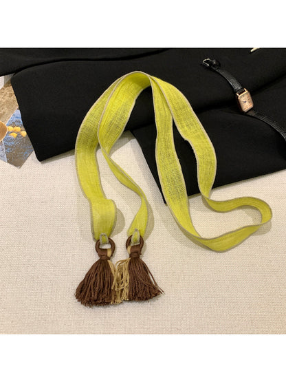 Scarvii Woven Tassel Tie Scarf product image