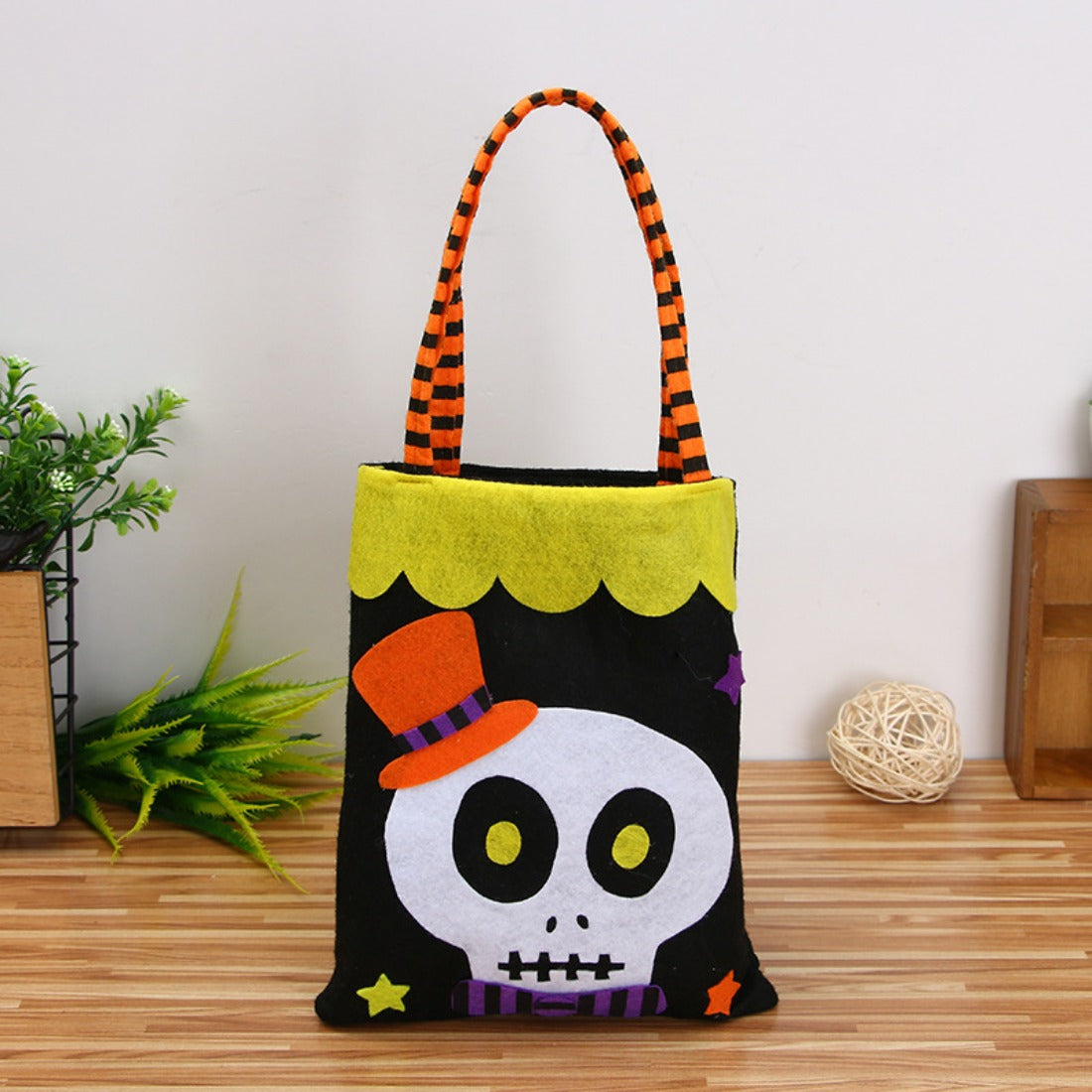 Cosbai - Halloween Themed Tote Bag with Cute Design