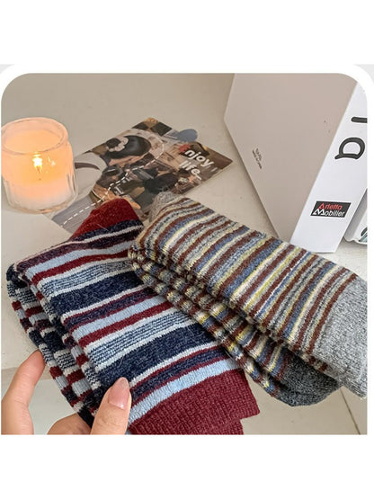 Rufia - Multicolor Stripe Crew Socks