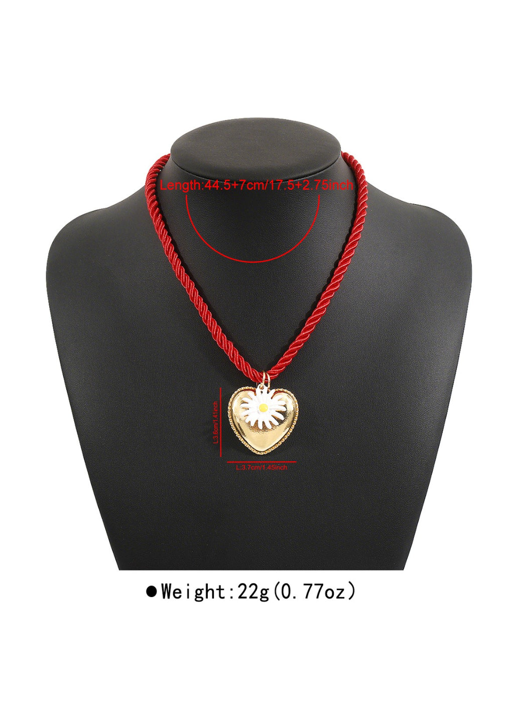 Side view of Neckit colourful charm rope necklace highlighting bead details