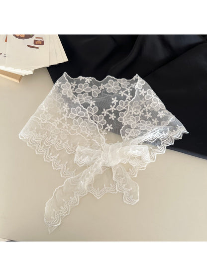 Scarvii - Vintage Lace Tie Scarf - image 2