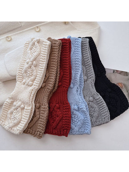 Scarvii - Warm Knit Bow Scarf