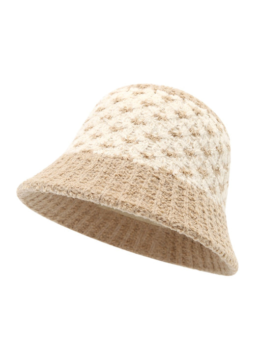 Haila - Color Block Knitted Bucket Hat