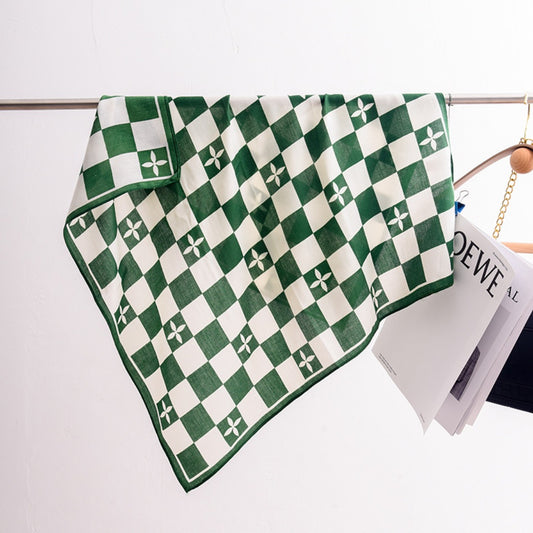 Scarvii - Checkered Square Scarf