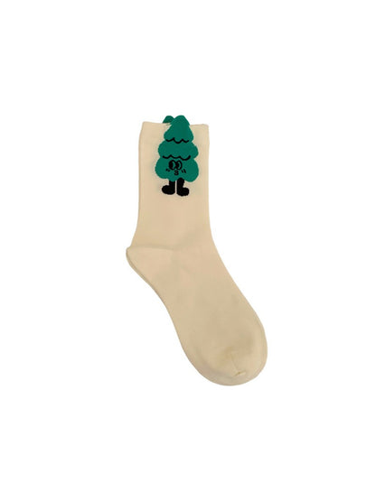 Rufia - Cute Pop-Art Crew Socks