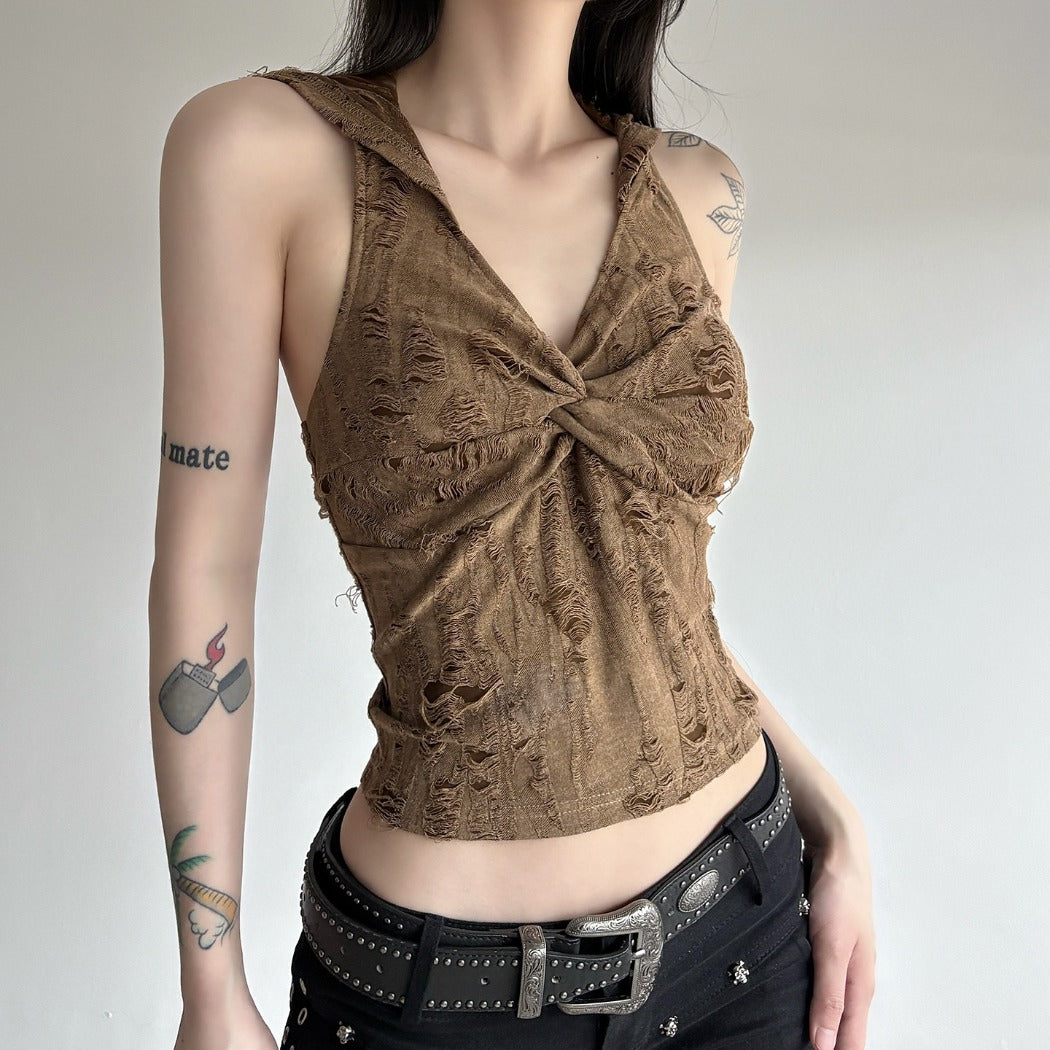 Vesty - Wasteland Hood Cami - Industrial Edge