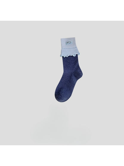 Rufia - Soft Cuff Detail Crew Socks