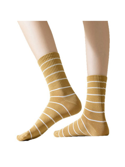 Rufia - Women's Striped Mid-Calf Socks