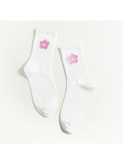 Rufia - Capsule Flower Motif Crew Socks product image 5