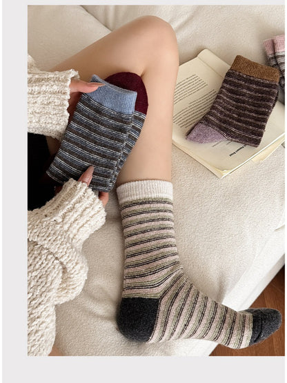 Rufia - Soft Blend Color-Line Crew Socks