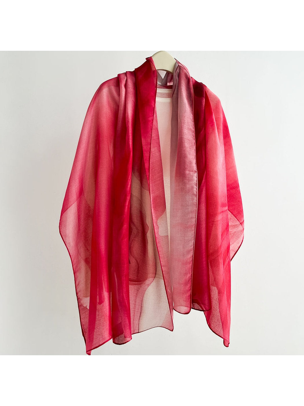 Scarvii - Ink Floral Printed Summer Wrap Scarf