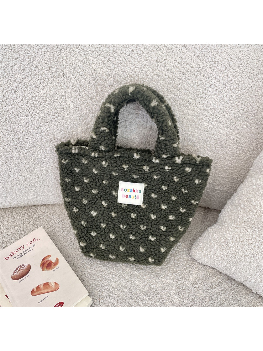 Cosbai - Mini Soft Textured Tote Bag
