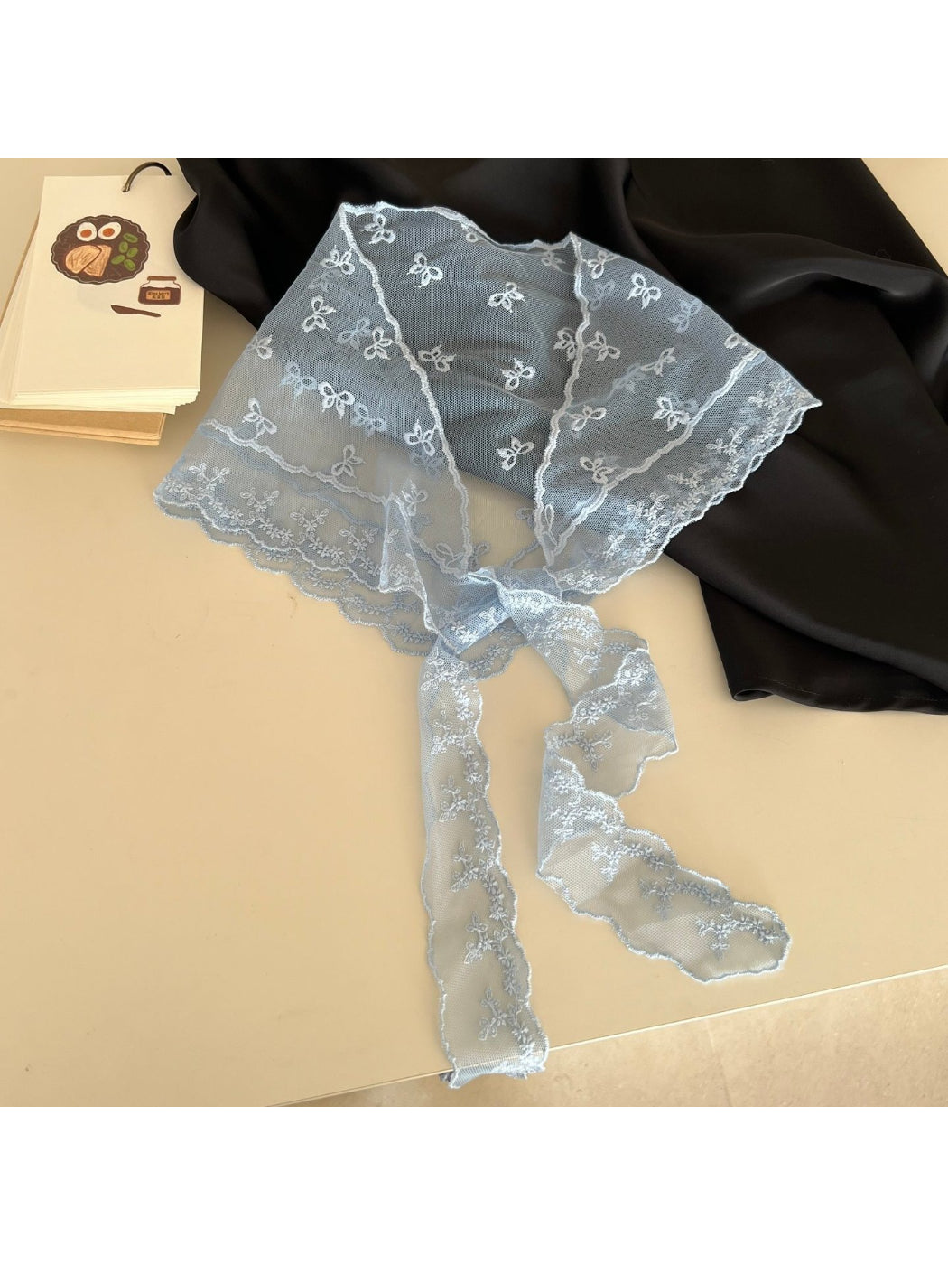 Scarvii Bow Lace Triangle Scarf product image