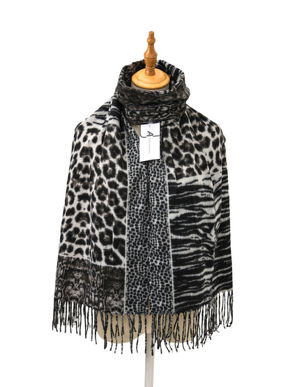 Scarvii – Wild Mosaic Animal Print Scarf