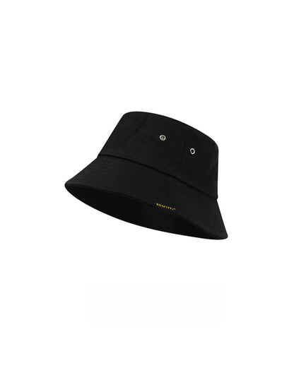 Haila - Wide Brim Solid Color Bucket Hat