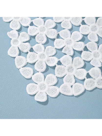 Scarvii Delicate Flower Lace Head Scarf