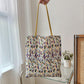 Cosbai - Floral Medium Tote Bag