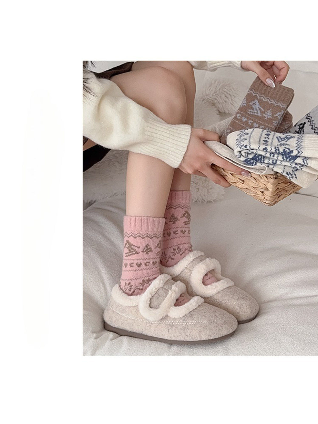 Rufia - Nordic Winter Pattern Socks