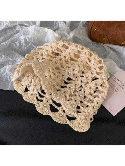 Haila - Vintage Style Openwork Women's Knit Hat
