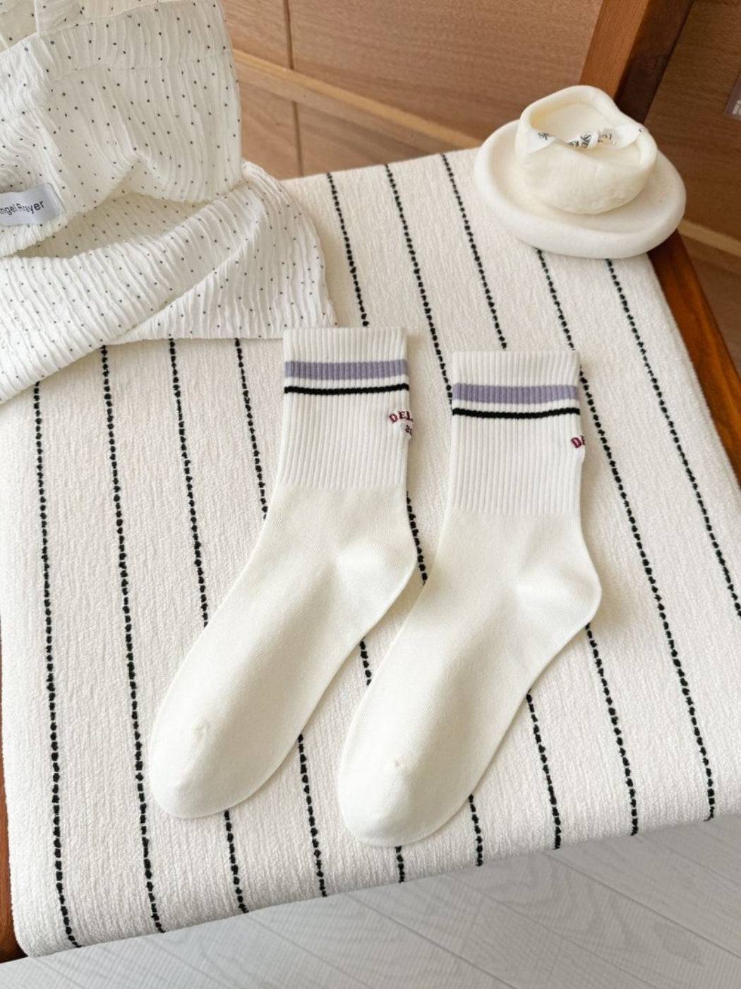 Rufia - Casual Stripe Crew Socks product image 7