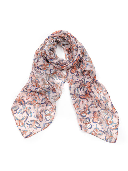 Scarvii - Elegant Fashion Butterfly Print Scarf