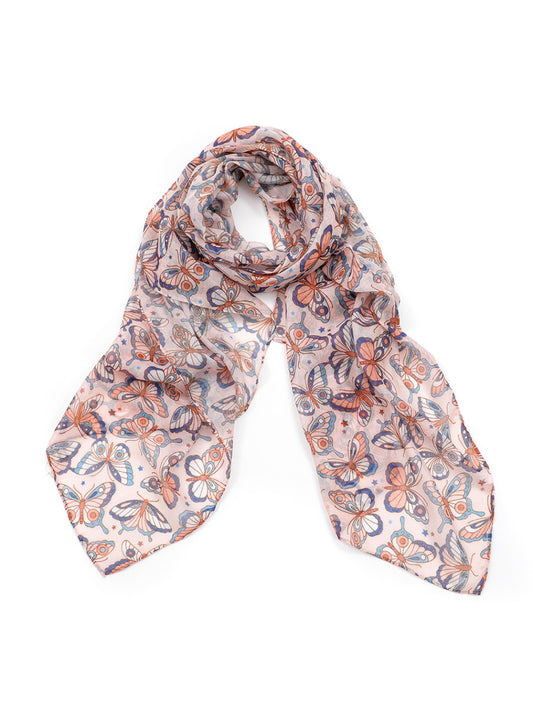 Scarvii - Elegant Fashion Butterfly Print Scarf