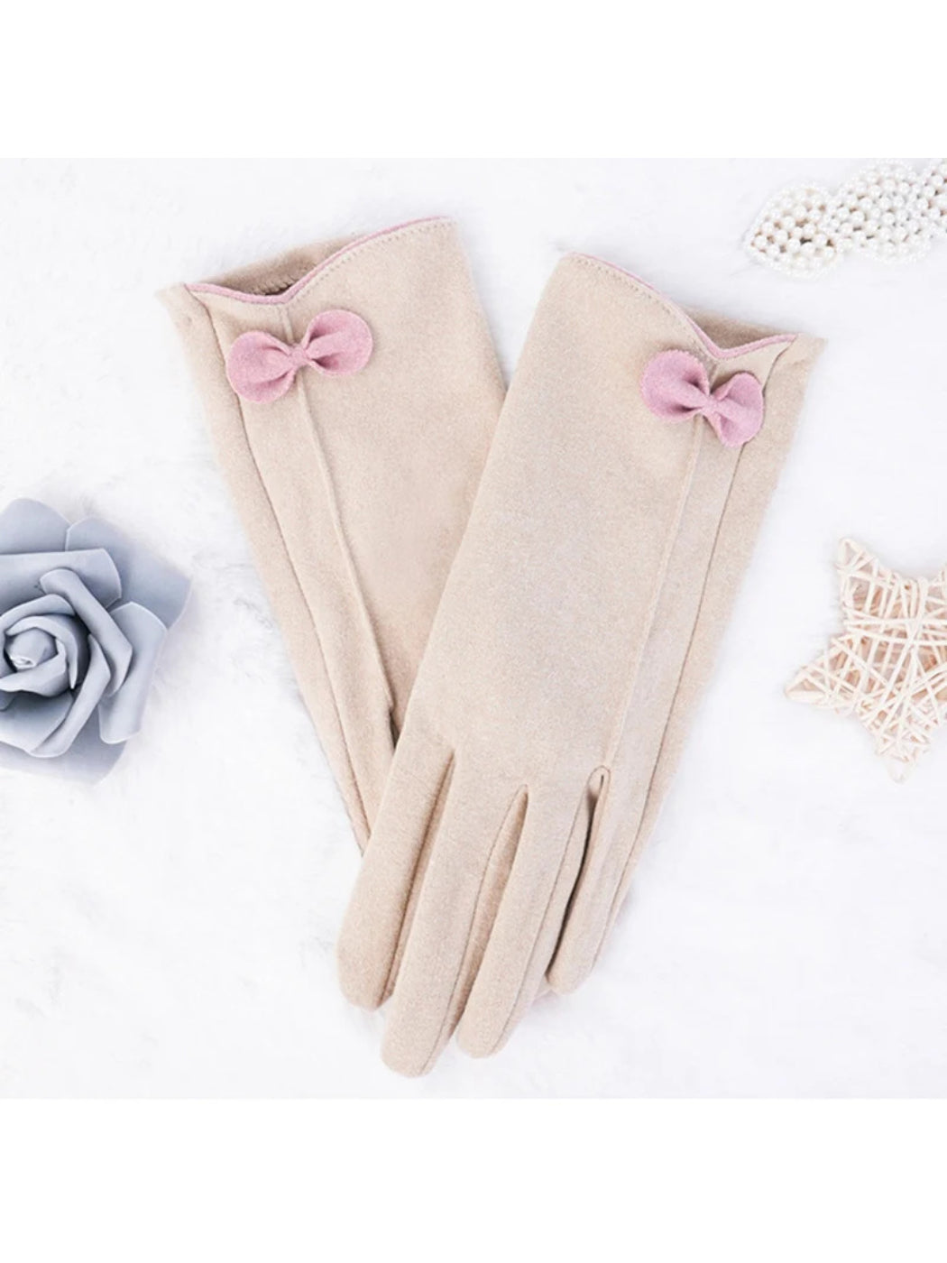 Gloving Pink Touch Screen Winter Gloves