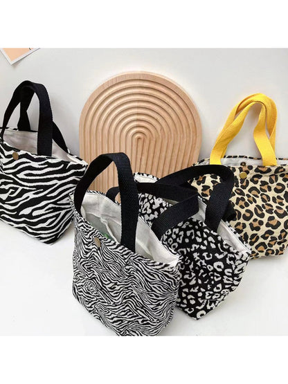 Cosbai - Animal Print Mini Tote Bag detail view 2