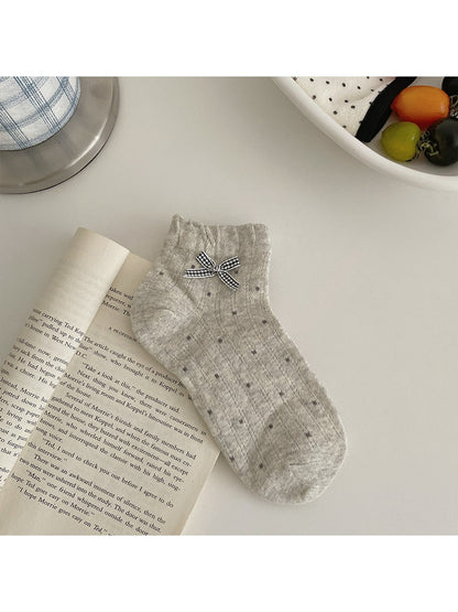 Rufia - Playful Mixed Pattern Ankle Socks