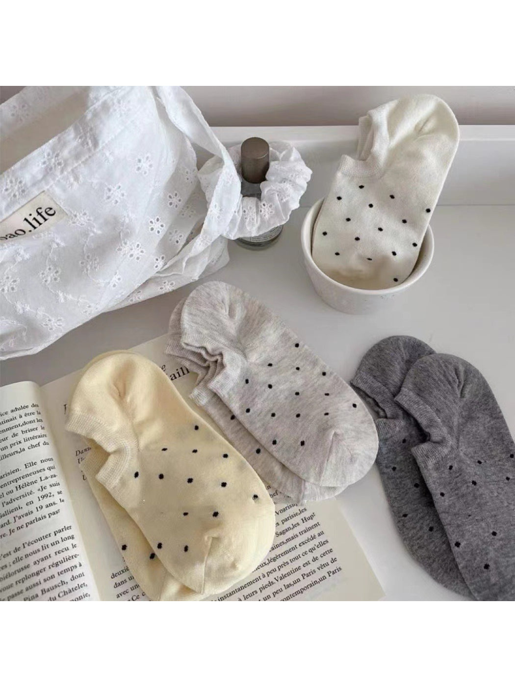 Rufia - Everyday Polka Dot Ankle Socks product image 1