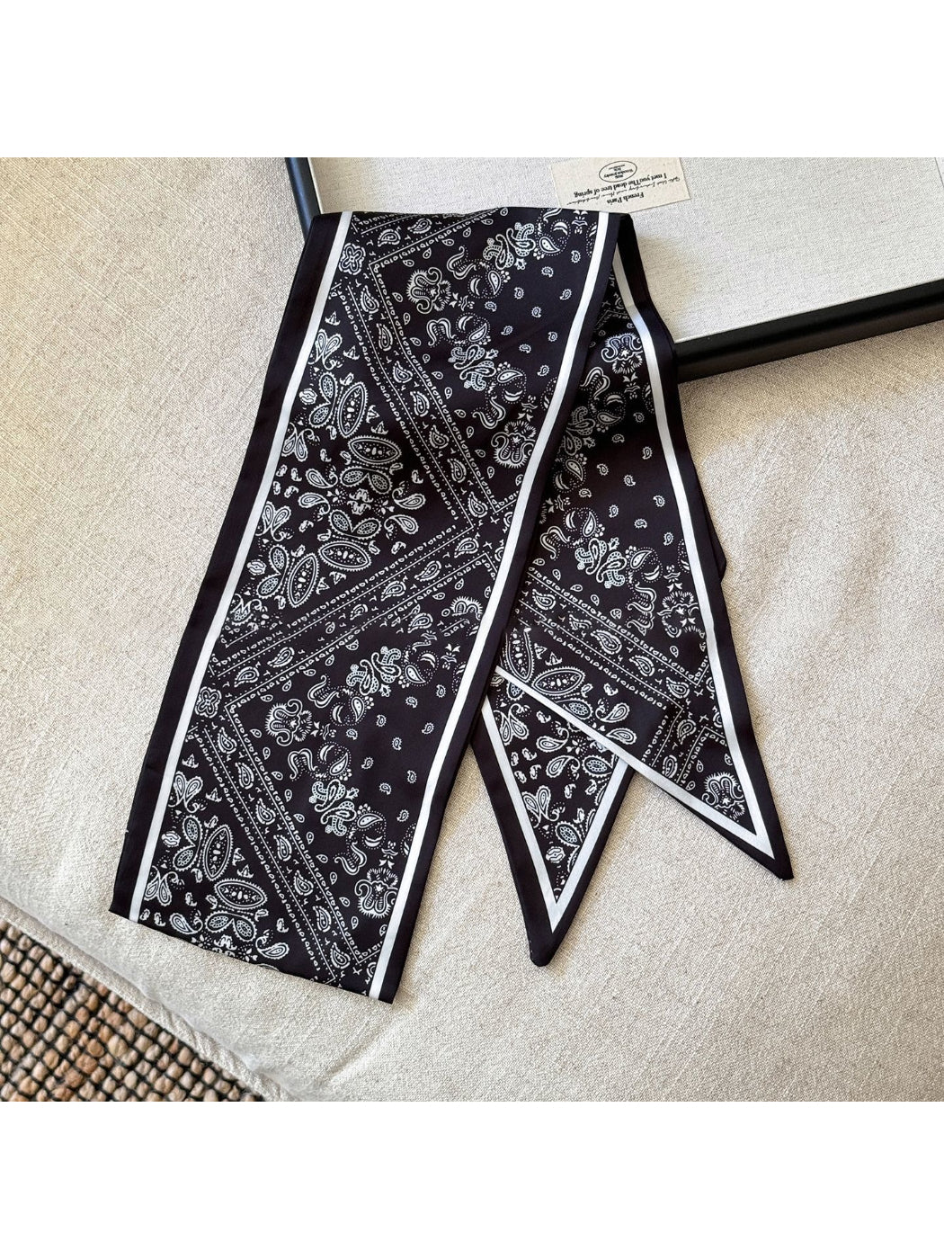 Scarvii - Bandana Paisley Ribbon Scarf