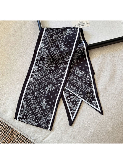 Scarvii - Bandana Paisley Ribbon Scarf