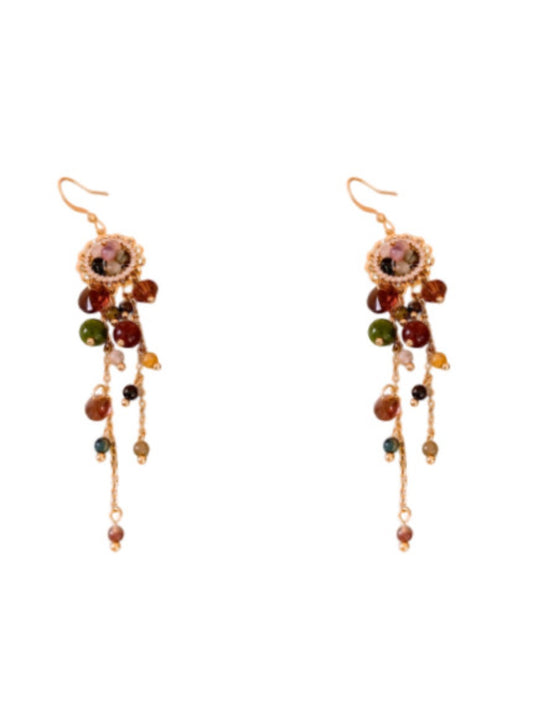 Earwish – Bohemian Tassel & Bead Earrings
