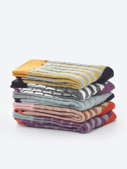 Rufia - Bold Graphic Knit Crew Socks