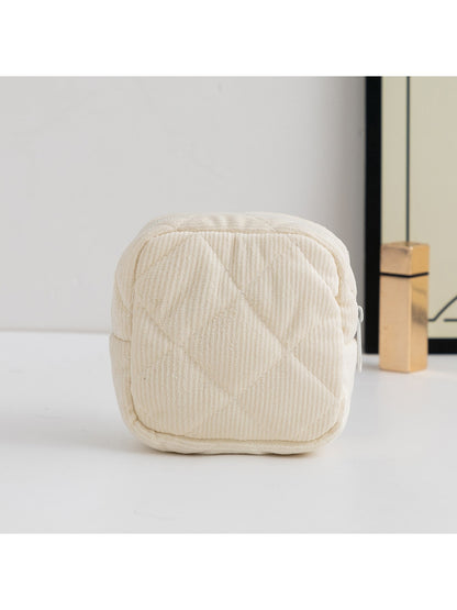 Cosbai - Portable Quilted Zipper Storage Bag