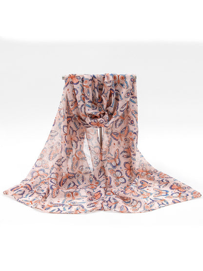 Scarvii - Elegant Fashion Butterfly Print Scarf