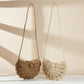 Cosbai Boho shell shape crossbody bag displayed on white background