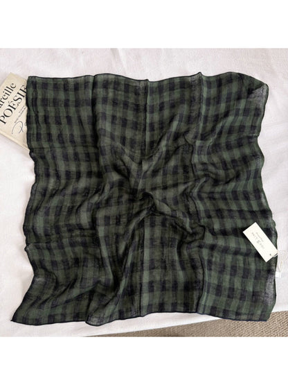 Scarvii - Classic Check Square Scarf