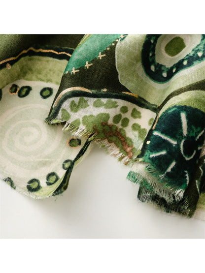 Scarvii - Soft Graphic Pattern Spring Summer Scarf