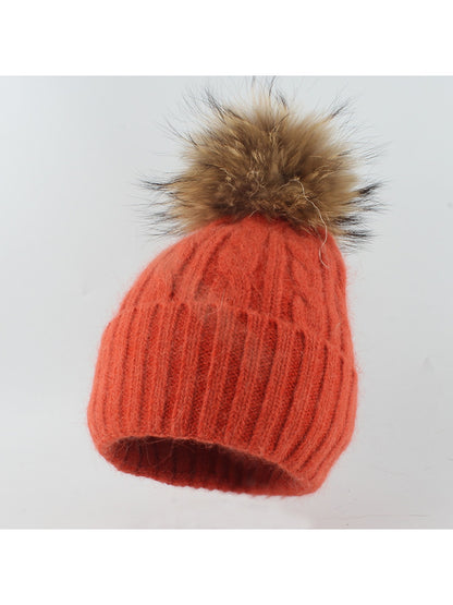 Haila - Thickened Ribbed Cuff Winter Knit Beanie
