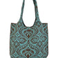Cosbai - Vintage-patterned Shoulder & Tote Bag
