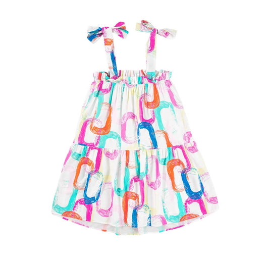 Troposa - Boho Abstract Sundress - Summer Escape