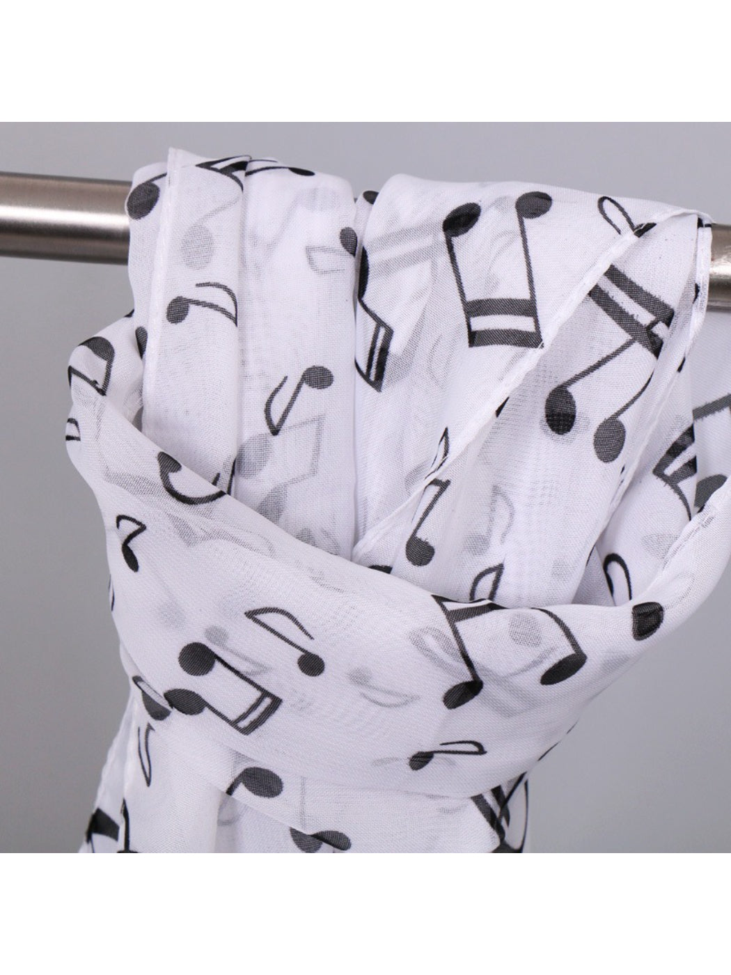 Scarvii - Spring Summer Music Note Print Scarf
