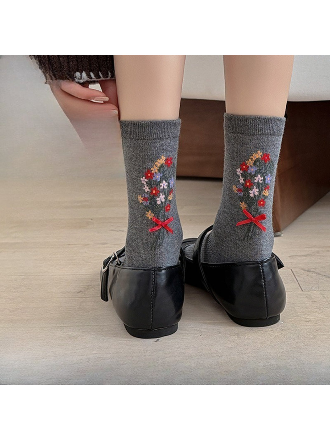 Rufia - Vintage Floral Bow Crew Socks product image 2